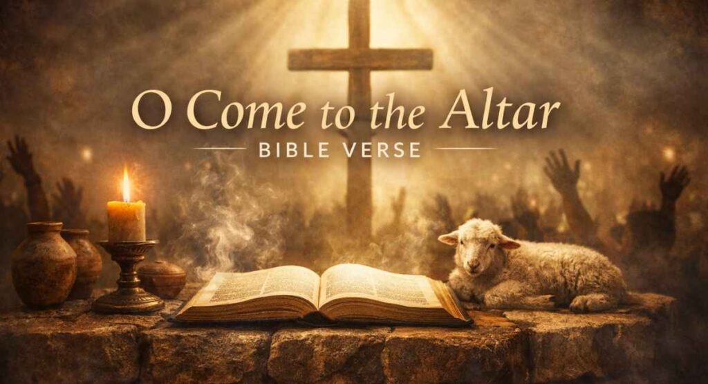 “Come to the Altar” – Direct Biblical Invitations