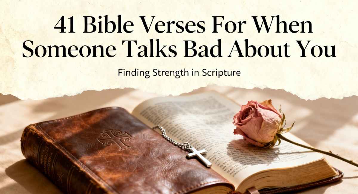 41 Bible Verses For When Someone Talks Bad About You