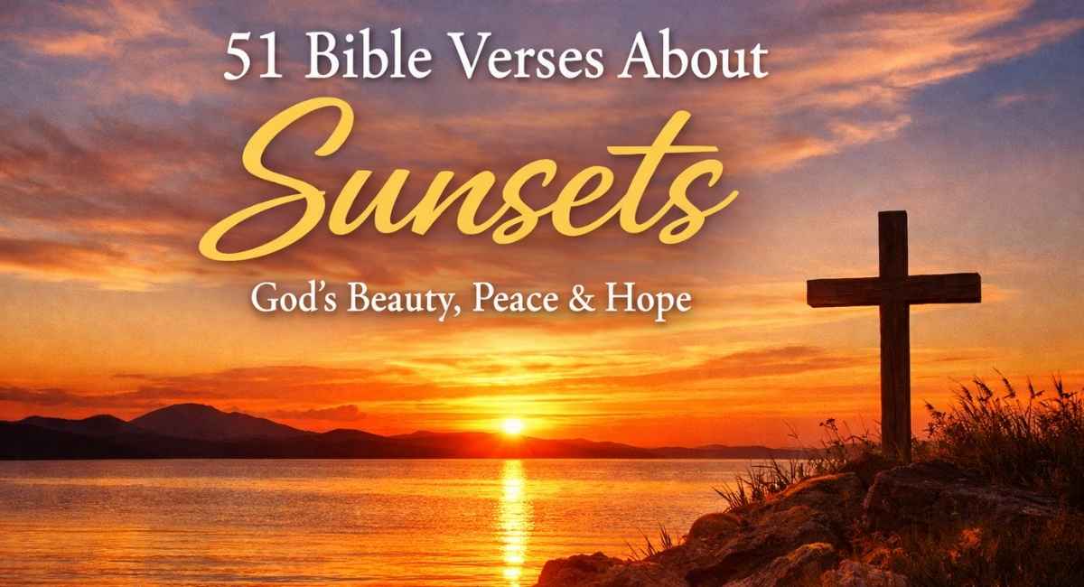 51 Bible Verses About Sunsets for Peace, Faith, Hope Today