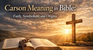 Carson Meaning in Bible Faith, Symbolism, and Origins