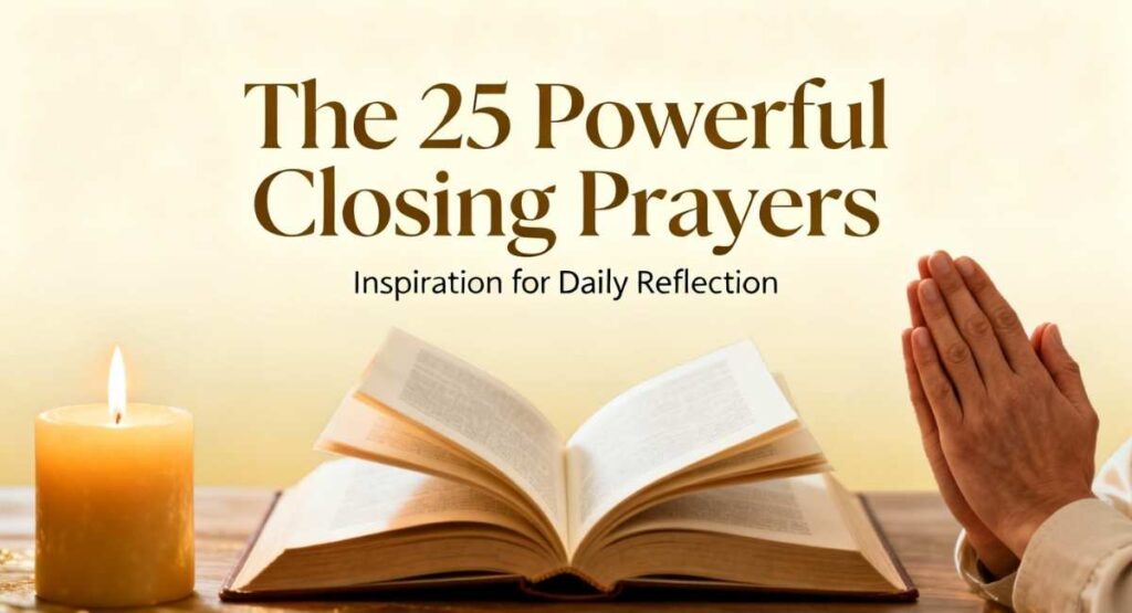 The 25 Powerful Closing Prayers