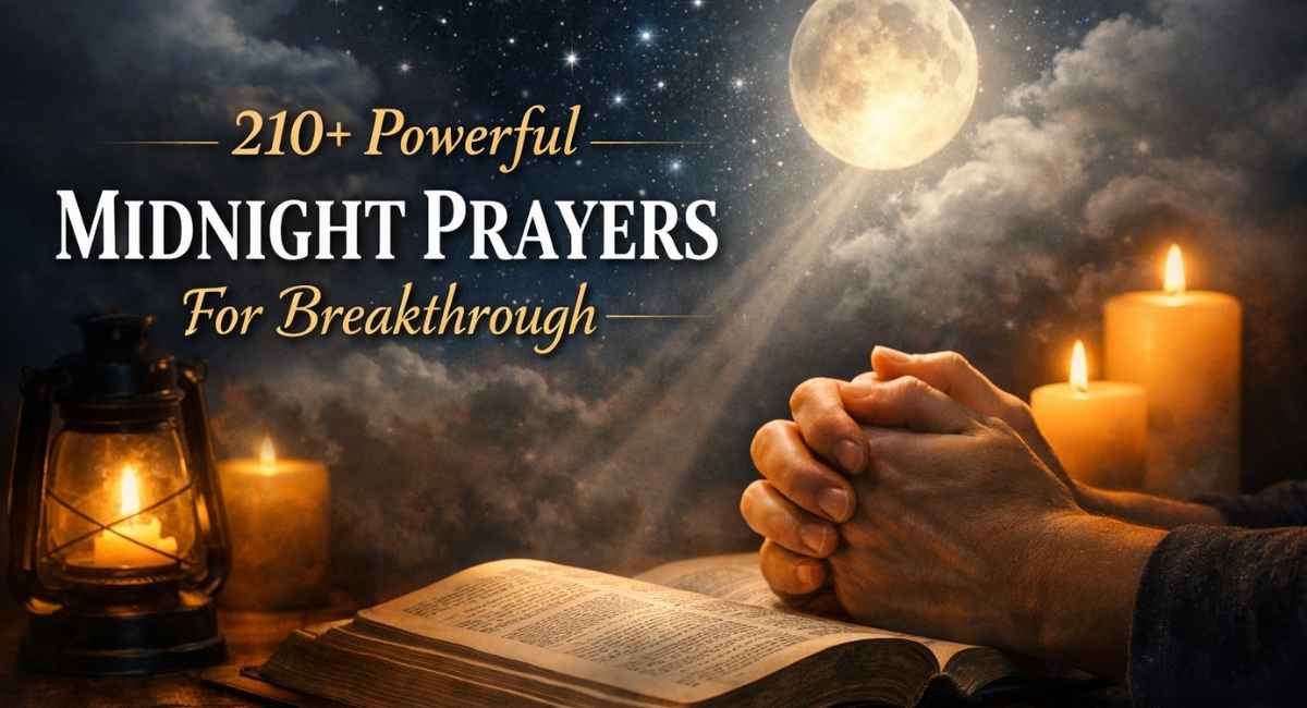 Powerful Midnight Prayers For Breakthrough