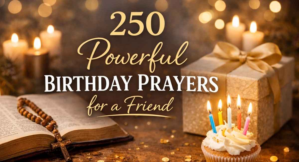 250+ Powerful Birthday Prayers for a Friend