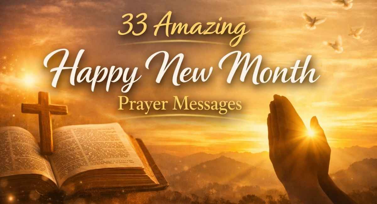 33 Amazing Happy New Month Prayer Messages
