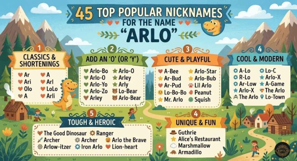 45 Top Popular Nicknames for the Name “Arlo”