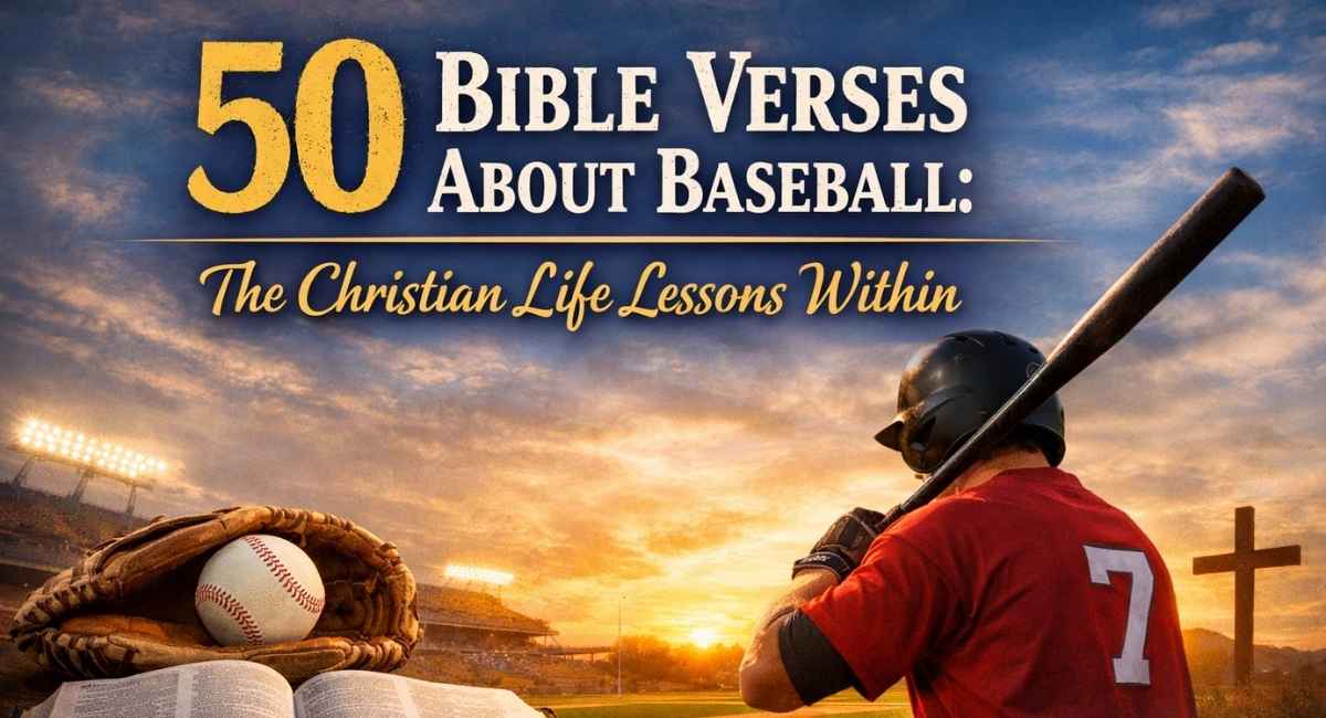 50 Bible Verses About Baseball The Christian Life Lessons Within