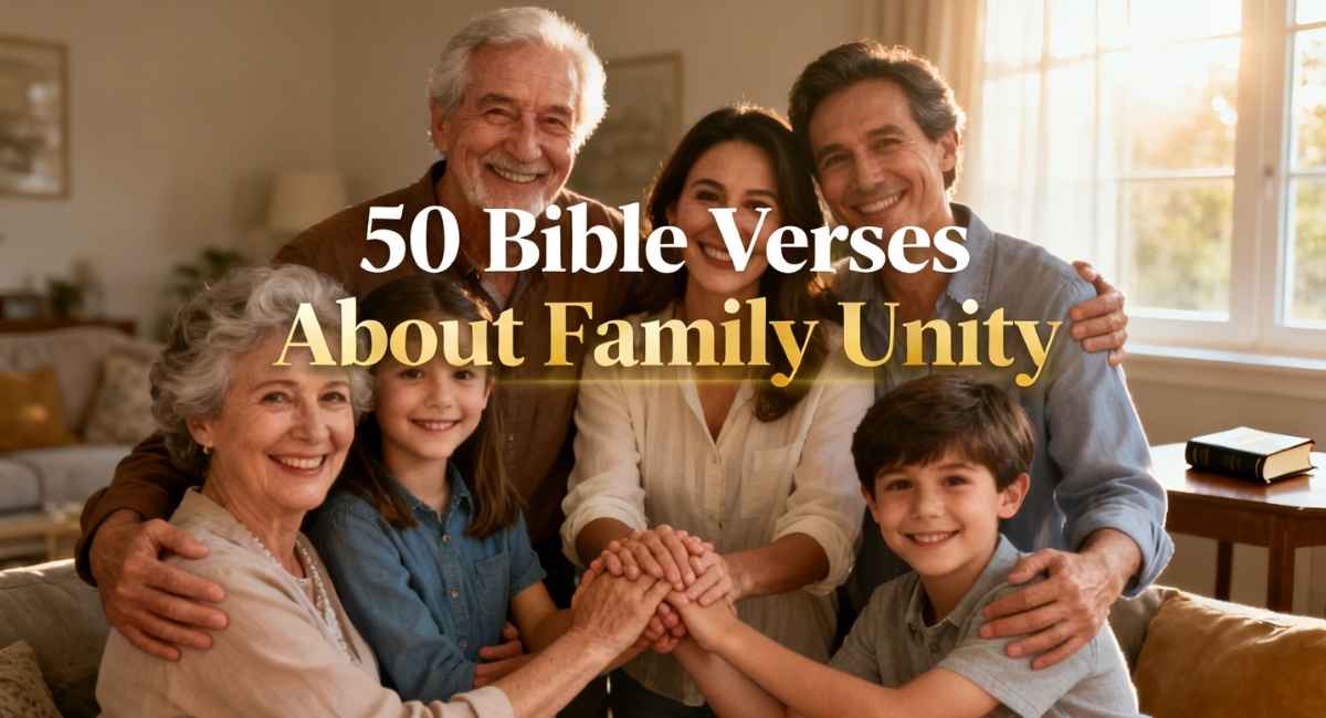 50 Bible Verses About Family Unity