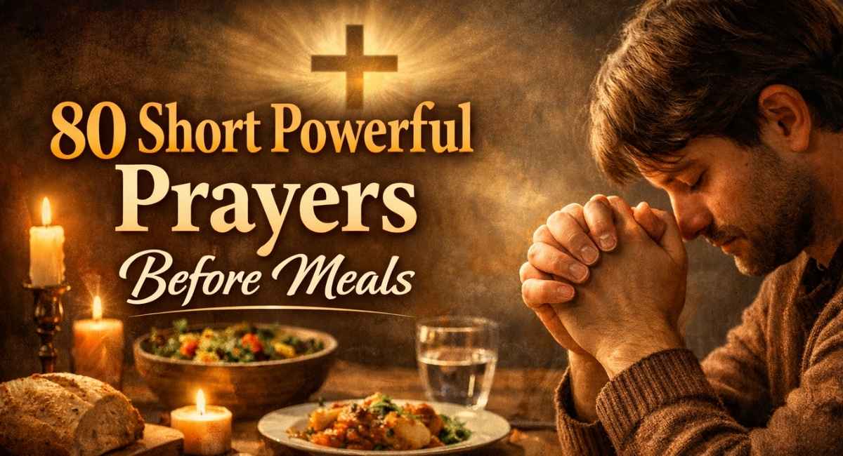 80 Short Powerful Prayers Before Meals Samples Of Bless Us O Lord