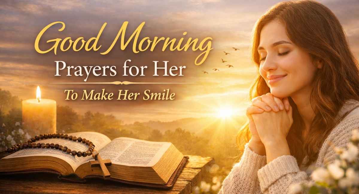 Good morning prayers for her To Make Her Smile