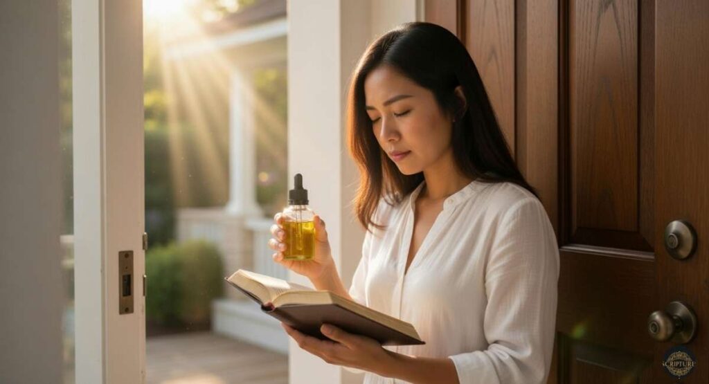 Putting on the Whole Armour of God While Anointing Your Home