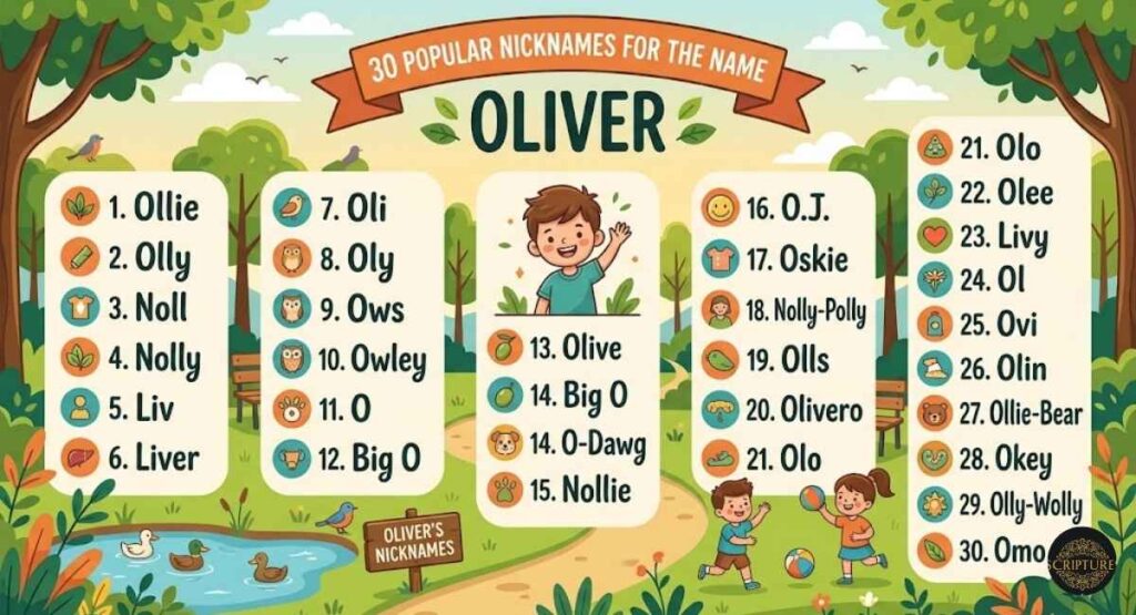 30 Popular Nicknames for the Name “Oliver”