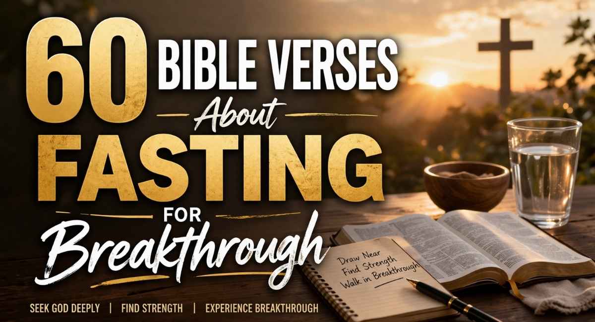 60 Bible Verses About Fasting for Breakthrough