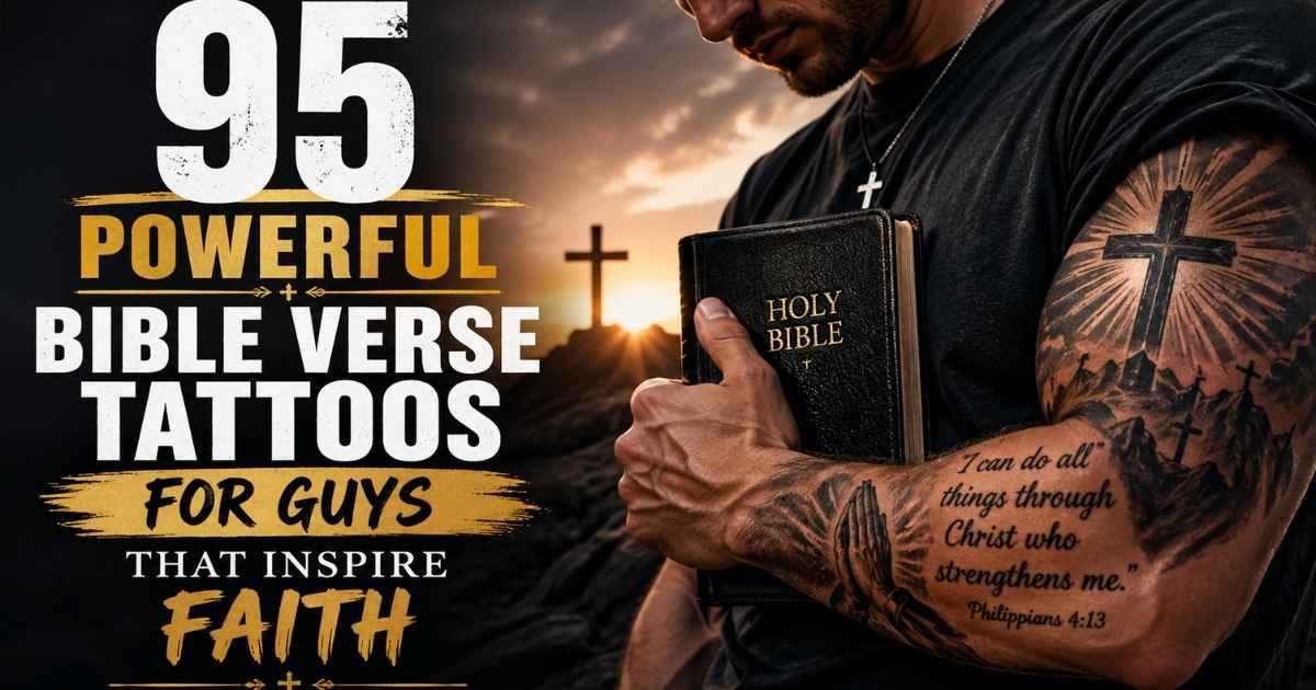 95 Powerful Bible Verse Tattoos for Guys That Inspire Faith