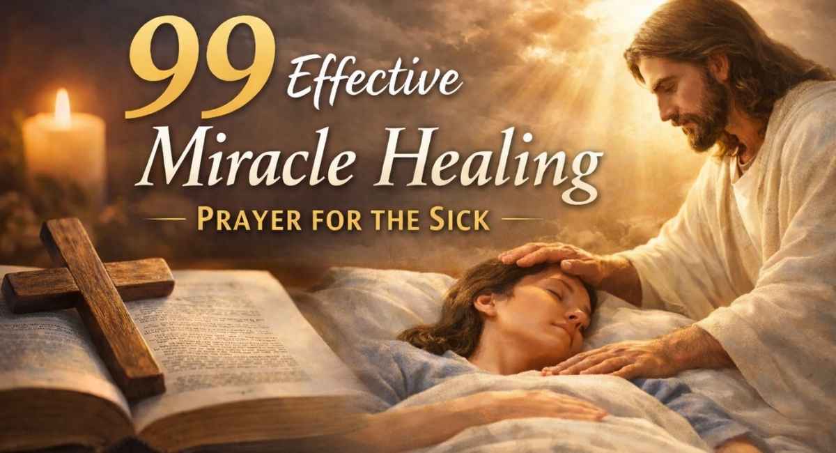99 Effective Miracle Healing Prayer for the Sick