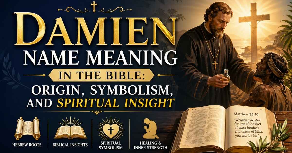 Damien Name Meaning in the Bible: Origin, Symbolism, and Spiritual Insight