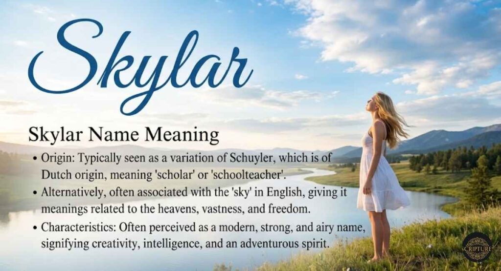 Skylar Name Meaning
