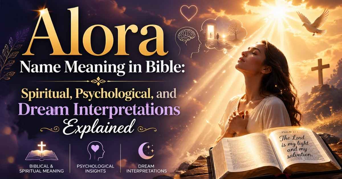 Alora Name Meaning in Bible: Spiritual, Psychological, and Dream Interpretations Explained