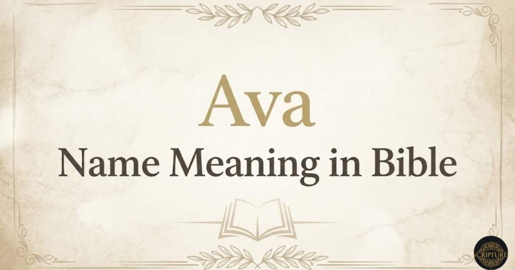 Ava Name Meaning in Bible