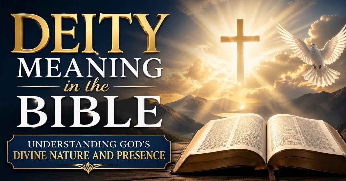 Deity Meaning in the Bible: Understanding God’s Divine Nature and Presence
