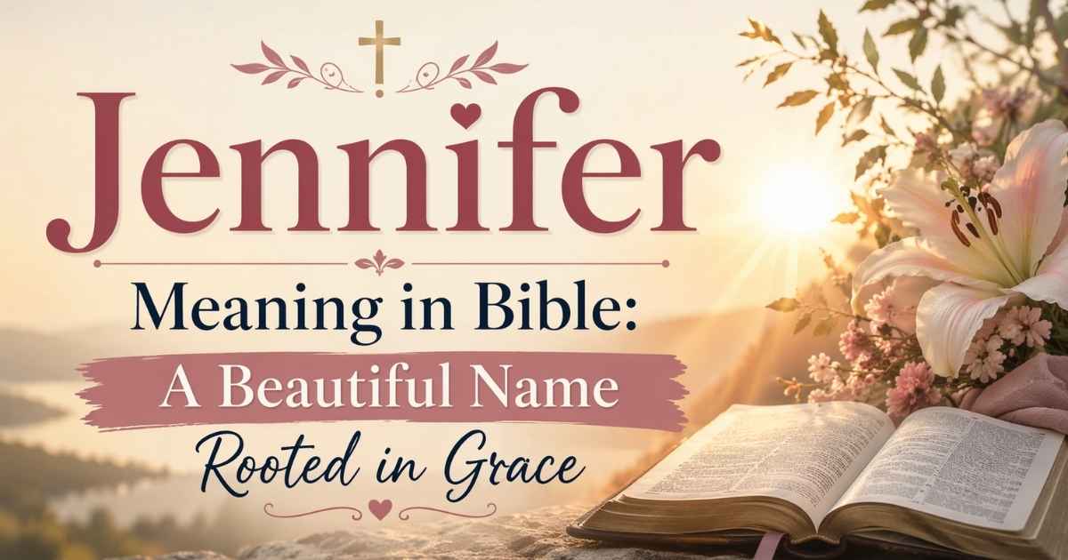 Jennifer Meaning in Bible: A Beautiful Name Rooted in Grace