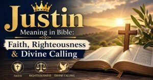 Justin Meaning in Bible:Faith, Righteousness & Divine Calling