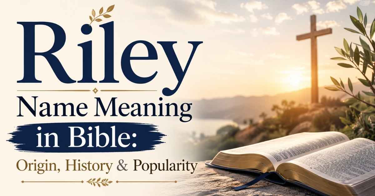 Riley Name Meaning in Bible: Origin, History & Popularity
