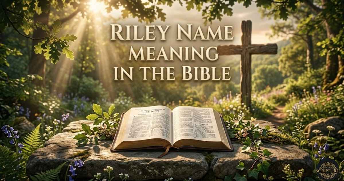 Riley Name Meaning in Bible: Origin, History & Popularity