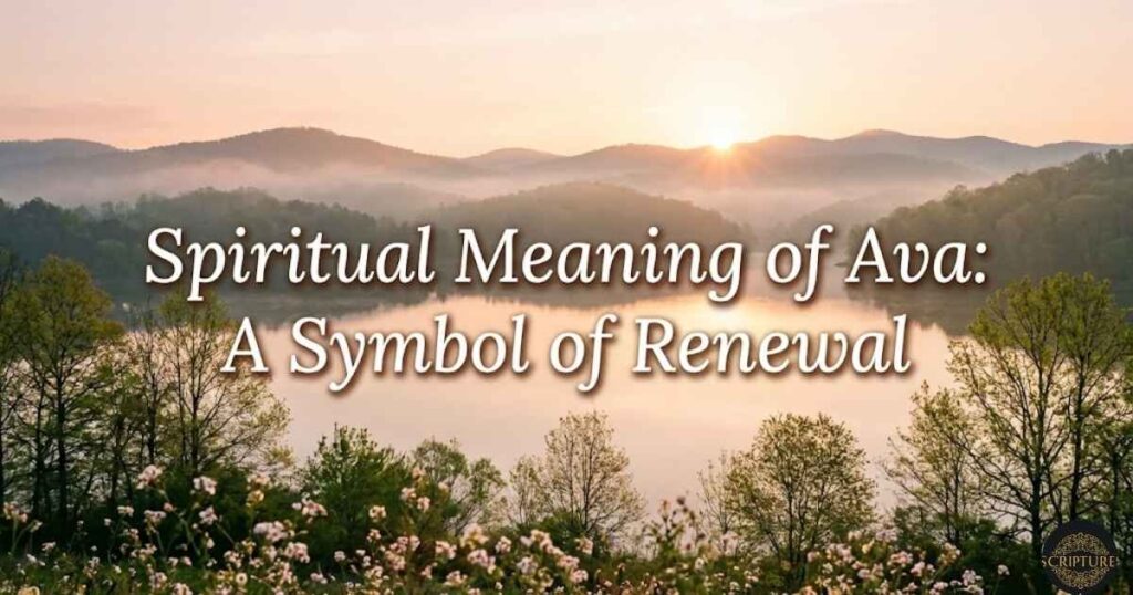 Spiritual Meaning of Ava: A Symbol of Renewal