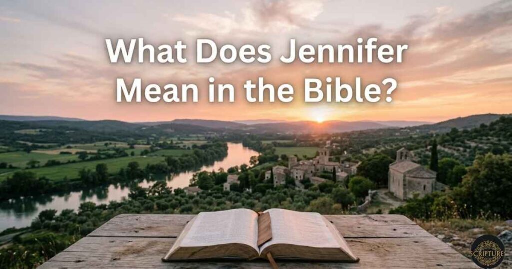 What Does Jennifer Mean in the Bible?

