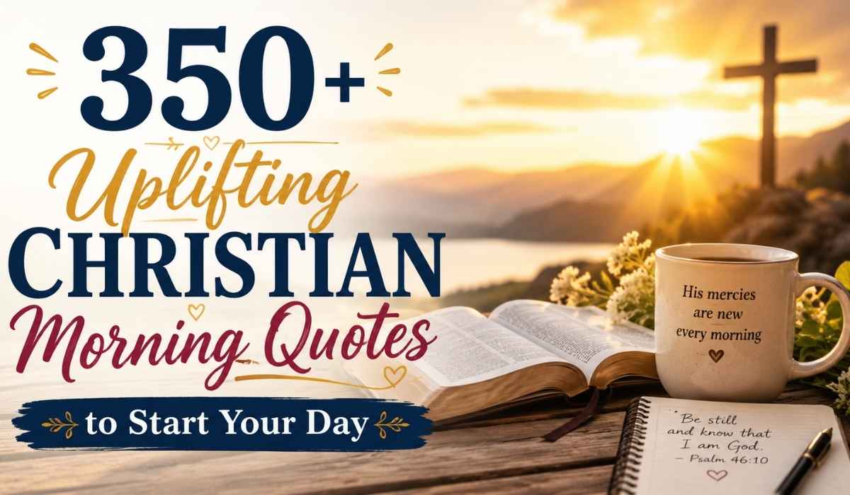 350+ Uplifting Christian Morning Quotes to Start Your Day