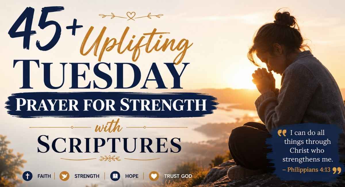 45+ Uplifting Tuesday Prayers for Strength