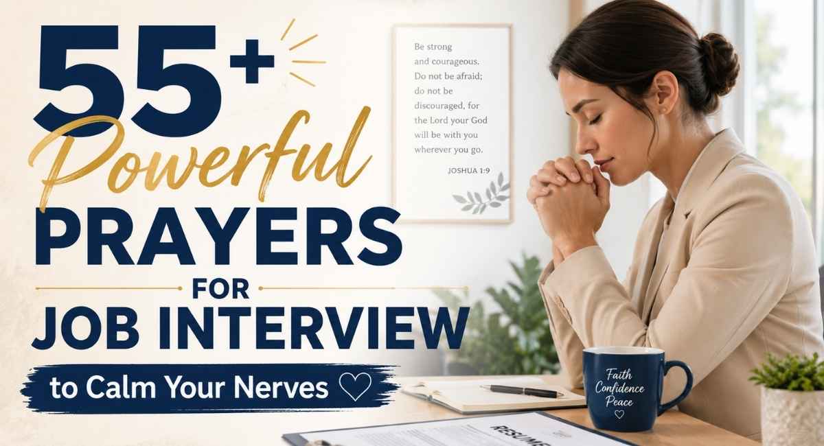 55+ Powerful Prayers for Job Interview to Calm Your Nerves