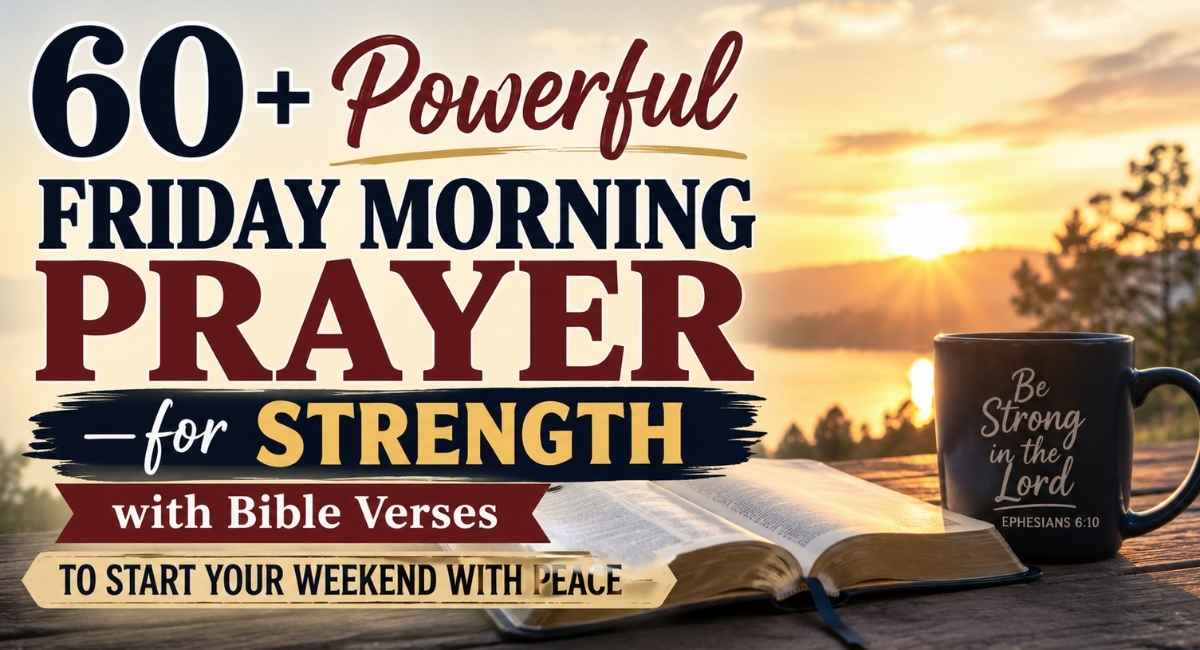 60+ Powerful Friday Morning Prayer for Strength with Bible Verses