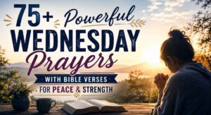 75+ Powerful Wednesday Prayers with Bible Verses for Peace & Strength
