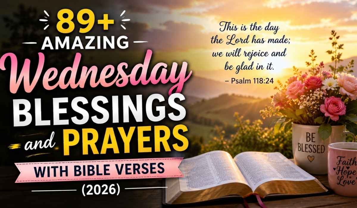 89+ Amazing Wednesday Blessings and Prayers with Bible Verses (2026)