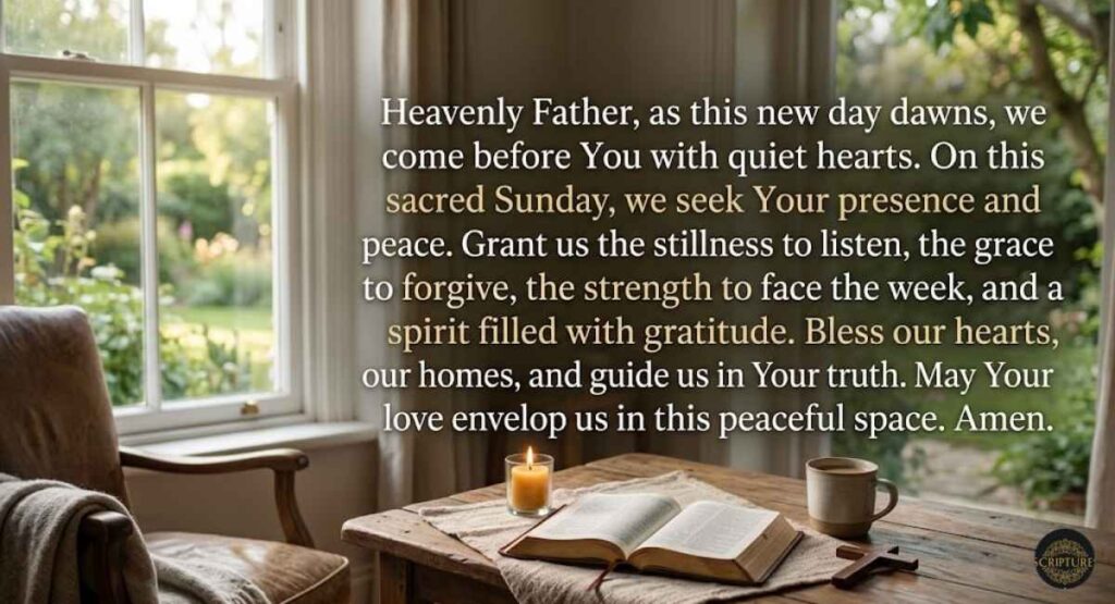 creating-a-peaceful-space-for-sunday-morning-prayer