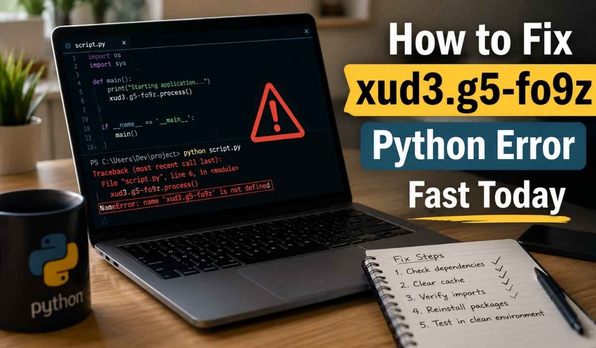 How to Fix xud3.g5-fo9z Python Error Fast Today