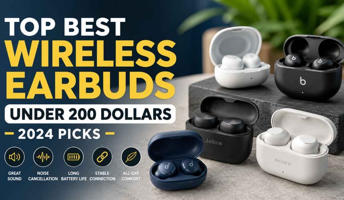 Top Best Wireless Earbuds Under 200 Dollars 2024 Picks