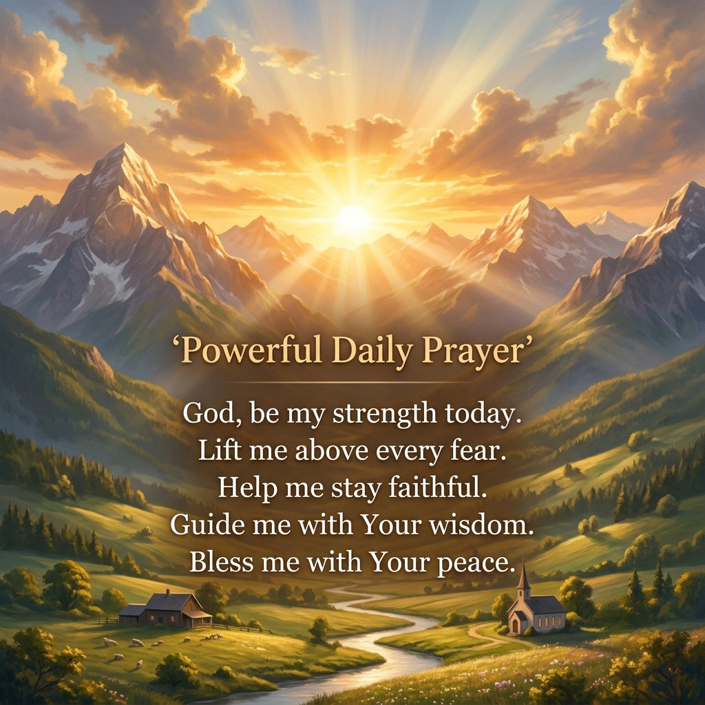 130+ Powerful Daily Prayers That Bring Comfort, Hope, and Strength