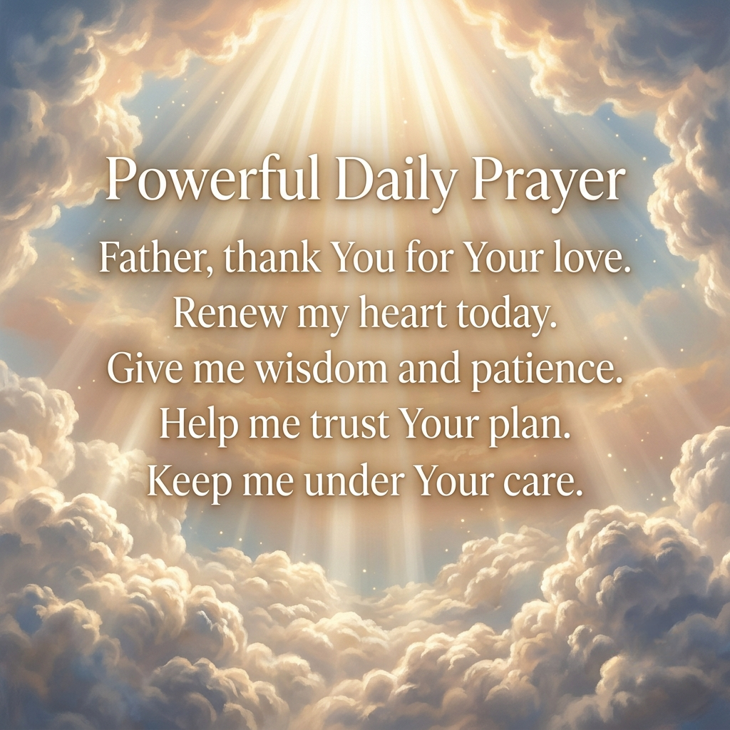 130+ Powerful Daily Prayers That Bring Comfort, Hope, and Strength