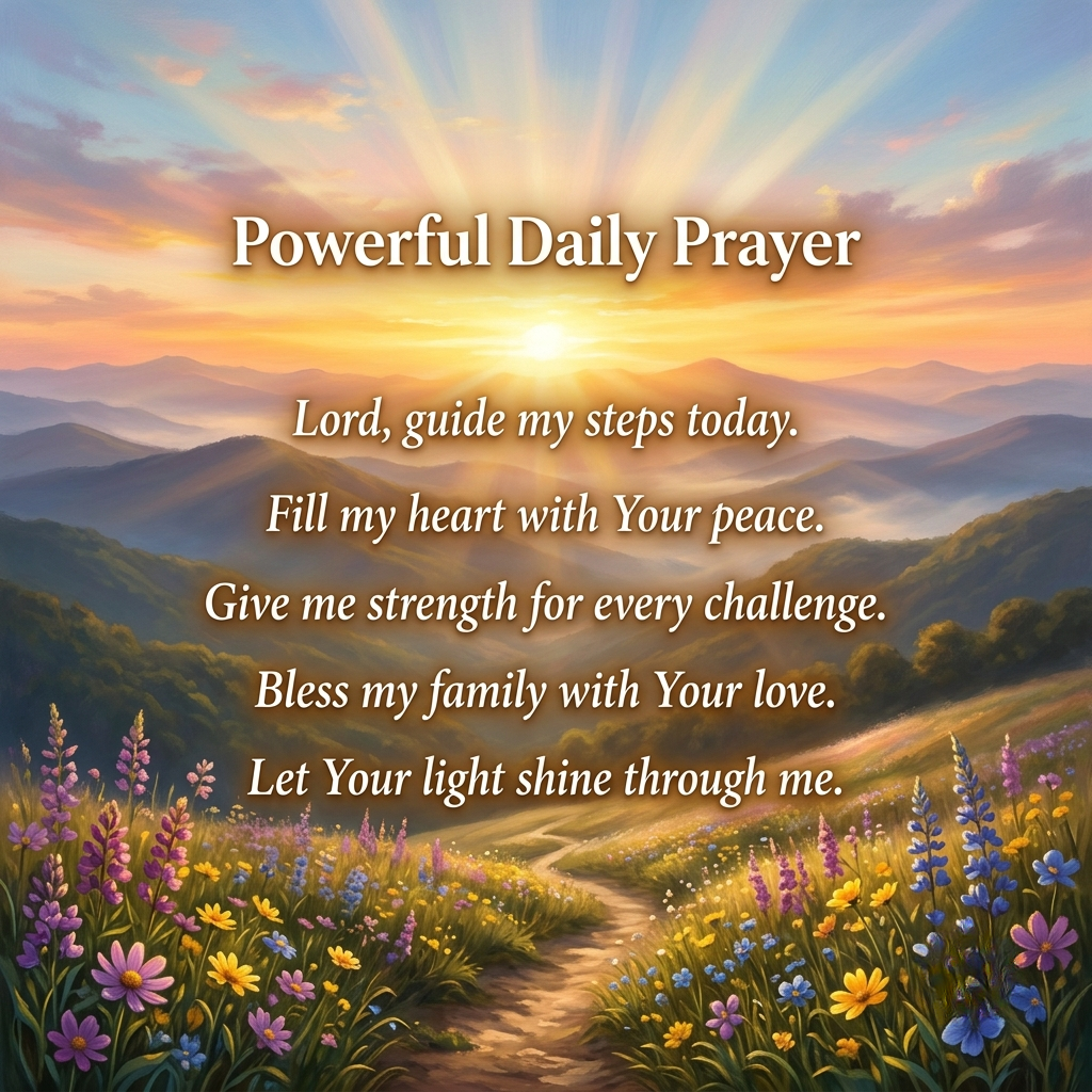 130+ Powerful Daily Prayers That Bring Comfort, Hope, and Strength