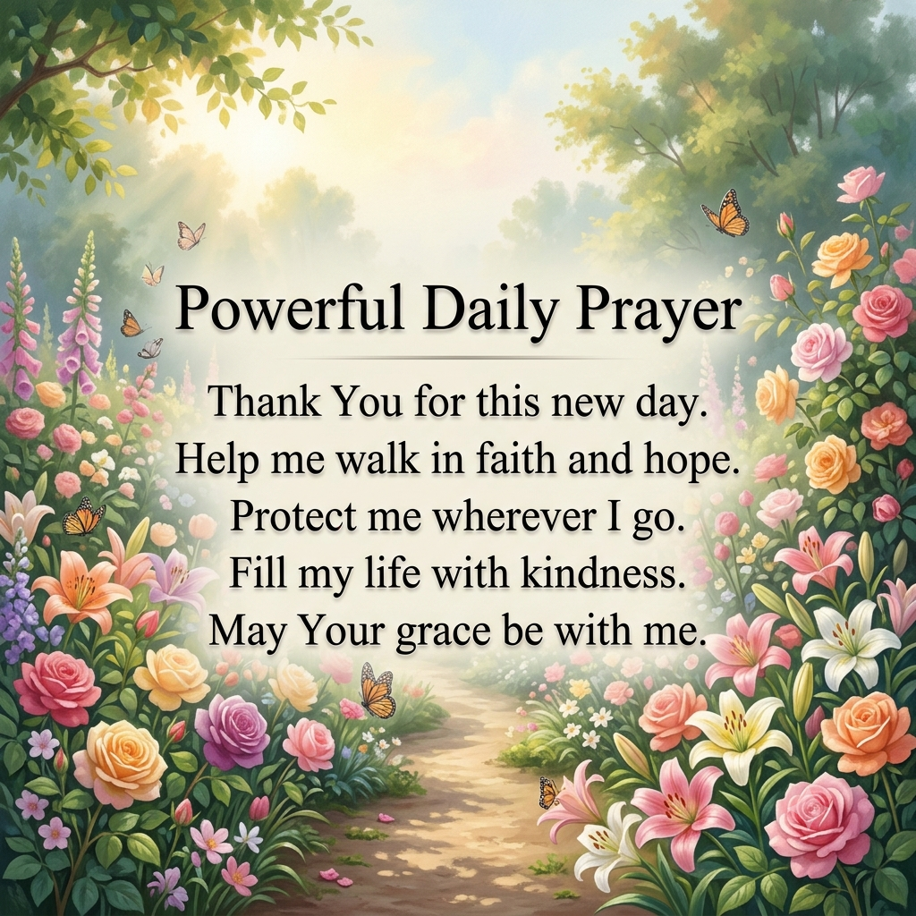 130+ Powerful Daily Prayers That Bring Comfort, Hope, and Strength