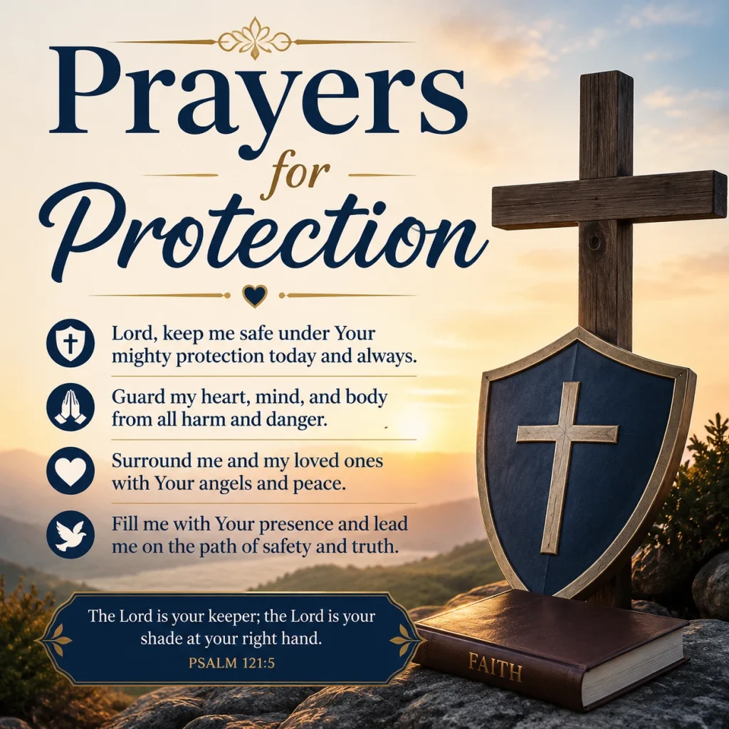 70+ Prayers for Protection Powerful Blessings for Safety, Peace, and Strength